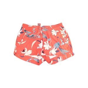 Athleta Womens Sz 10 Daybreak Tropic Surge Swim Shorts Floral Stretch Pink C14